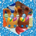 Фотография "#сестрица_аленушка
"Пасхальные зайчата"🐰🐇🥚 ручной работы. Очень  интересные и красивые зайчата!!!😍😍😍 Подарок для взрослых и малышей!!!👍👍👍 В корзиночку можно положить: маленький кулич, или яйца, а можно просто конфеты!!!😉😉😉 "