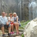 Фотография "У водопада на Плитвицких озерах (Хорватия)"