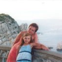 Фотография "Я и дочка в Ласточкином гнезде. 2007"