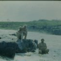 Фотография "Кольский полуостров 1989 год июль - август, отпуск. Река Харловка. Поход на байдарках. Егоров Сергей, Егорова Валентина, Сергей Кошелев."