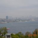 Фотография "Стамбул. Вид на Босфор (вдали азиатская часть города)."