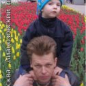 Фотография "С сыном, весна 2006 г., Лианозовский парк, Москва"