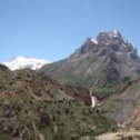 Фотография "Это совершенно новый "водопад" - результат деятельности китайско-таджикского золоторудного предприятия на Канчоче."