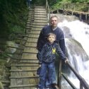 Фотография "33 водопада, я с сыном"