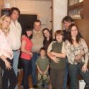 Фотография "03.11.2007 Я (в центре) с детьми и мои друзья со своими детьми"
