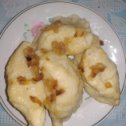 Фотография "Украинские вареники на кефире с картошкой и жареным луком"