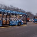Фотография "Так красиво у нас в Столице до сих пор! Автобусы, как игрушки, поднимают настроение!"