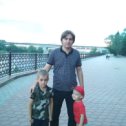 Фотография "Сын Денис с сыновьями  Ярославом и Лёней"