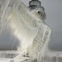 Фотография "Lake Michigan and Lake Erie."