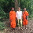Фотография "С камбоджийскими монахами)"