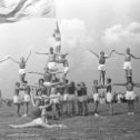 Фотография "Во время спортивно-художественного праздника в честь награждения БССР орденом Ленина в г. Мозыре, 1935 год"