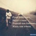 Фотография "Руки не работают,
Не видят глаза.
Умерла бабочка,
Умерла пчела."