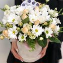 Фотография "Композиция в шляпной 🤠коробочке на заказик 👌
#FLOWERSBette#Liudmila Krivko
🍃#ЦветыСтолбцы 
🍃 #цветы
🍃 авторские букеты.Любой формат. 
🍃 #декор подарков 
☎️тел:+375-29 -134-33-70/viber. 
Цветы 💐 с душой"