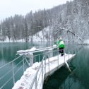 Фотография "Родник Красный Ключ – самый мощный водный источник в России и второй по величине в мире!  Температура воды вне зависимости от времени года +5"