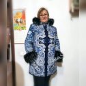 Фотография "Пальто зимнее для Алёны г. Челябинск #шьюназаказ #изплатка #пальтозимнее #русскийстиль #авторскаяработа #violiks "