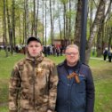 Фотография "С сыном на возложении венков 9 мая"