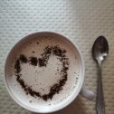 Фотография "Кофе для меня любимой, от любимого мужа. 😘"