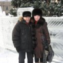 Фотография "Мой папа(он же дед Федорович) и я. На площади."