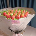 Фотография "Зефирные тюльпаны на заказ букет в32см "