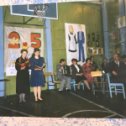 Фотография "Вечер встречи выпускников март 1996 года. Ведущие я и Миняева Катя"