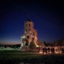 Фотография "Пасхальная ночь на Н-Сороках у строящегося храма.  автор Ivan Malearschi"