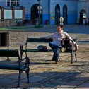Фотография "Отдых на скамейке в парке на территории пивзавода города Пuлзень, Чехия.
Фотография: Игорь Богданов"
