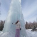 Фотография "Ледяной фонтан в национальном парке Зюраткуль "