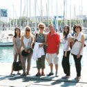 Фотография "В Барселоне с французскими друзьями и любимыми студентами"