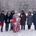Фотография "1.01.2024г. Ходили в лес за Дедом Морозом и Снегурочкой "