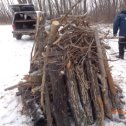 Фотография "Новогодний  костёр  готов  и  ждёт  своего  часа."