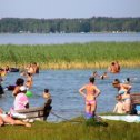 Фотография "Вода и люди на пляже возле "Чумаков""