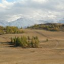 Фотография "Курайская степь и Северо-Чуйский хребет"