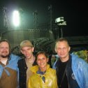 Фотография "После "ливневого" концерта Genesis в Катовице. 2007 (я слева)."