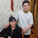 Фотография "Дочь Озода и внук Амирхан. 1.01.2024г."