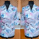 Фотография "Моя работа. Блуза из супер софта принт для Ирины на заказ ( манекен не соразмерен)"