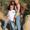 Фотография "My kids and I.  Hiking in Bear Canyon, Orange County, California, May 2018."