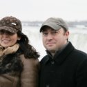 Фотография "Юля и я на Ниагарском водопаде (февраль 2008-го)"