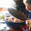 Фотография "Телятина под сачем - традиционное блюдо. После сплава то, что надо!!!"