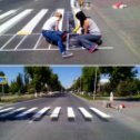 Фотография "Рисовали трехмерный пешеходный переход. 2015 г. #3dрисунок #павлодар #набережнаяпавлодар #larte_pvl #рисунокнаасфальте"