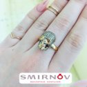 Фотография "Позволь себе большее 😉 #SMIRNOV #золото #череп #кольцо #фианит"