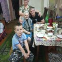 Фотография "У мамы в гостях  , мама, племянник Егорка и жена Ольга. 2023г "