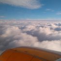 Фотография "Идём на посадку в Домодедово , над облаками))) "