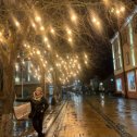 Фотография "Ночной, дождливый и ветреный Зеленоградск "