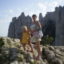 Фотография "Я со своей дочей на горе Ай-Петри в Крыму."