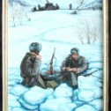 Фотография "Воинские будни. Великая Отечественная Война. Картину написал Иртышский художник Адамов Жанбырбай."