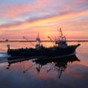 Фотография "На закате дня. Порт Невельск."