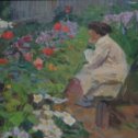 Фотография ""В саду." х.м. 50х60 х.м. Сорогин Г.П.Заслуженный художник России  Картина продается  60 000руб"