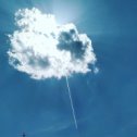 Фотография "Through the big cloud
#airplane #cloud #fly"