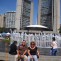 Фотография "Мы около стеллы с вывеской "Торонто""