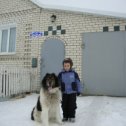 Фотография "Мой сынуля Вадим и наш Чен 16 02 2014 г"